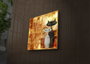 Wallity Cuadro Decorativo de Lienzo Iluminado con LED 40x40 cm Multicolor